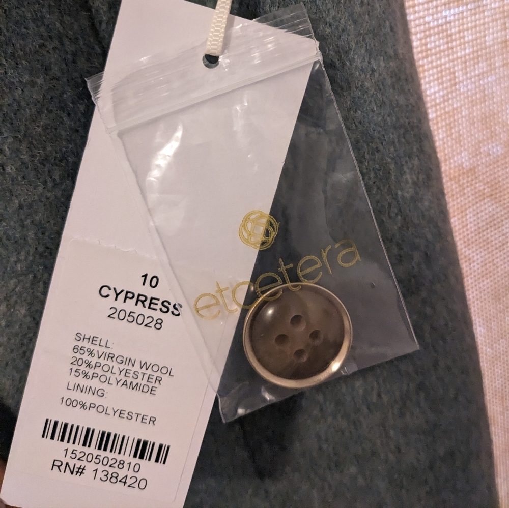 Etcetera Coat Size 10